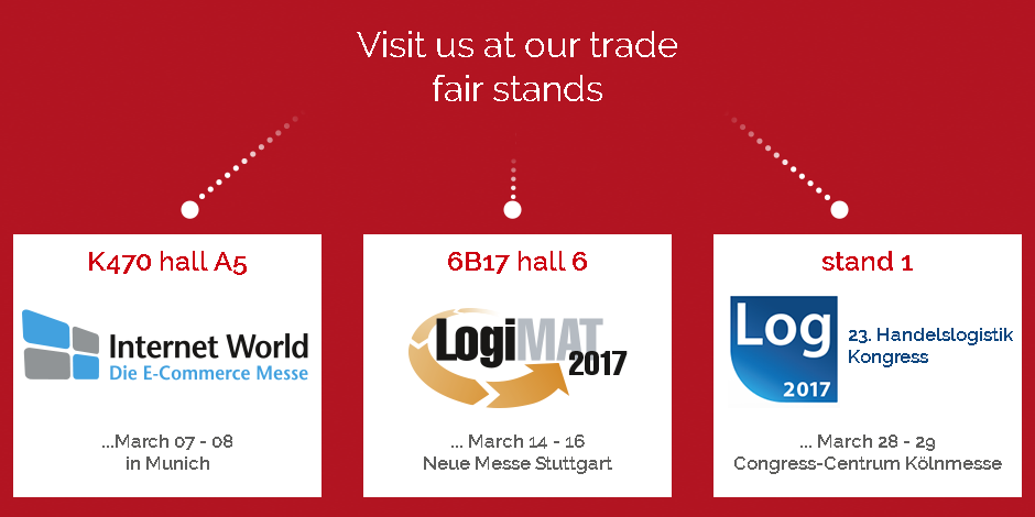Premiere for Con-Pearl® – Light TECH Box™ and Co. for the first time at LogiMAT, Internet World and Handelslogistik Kongress